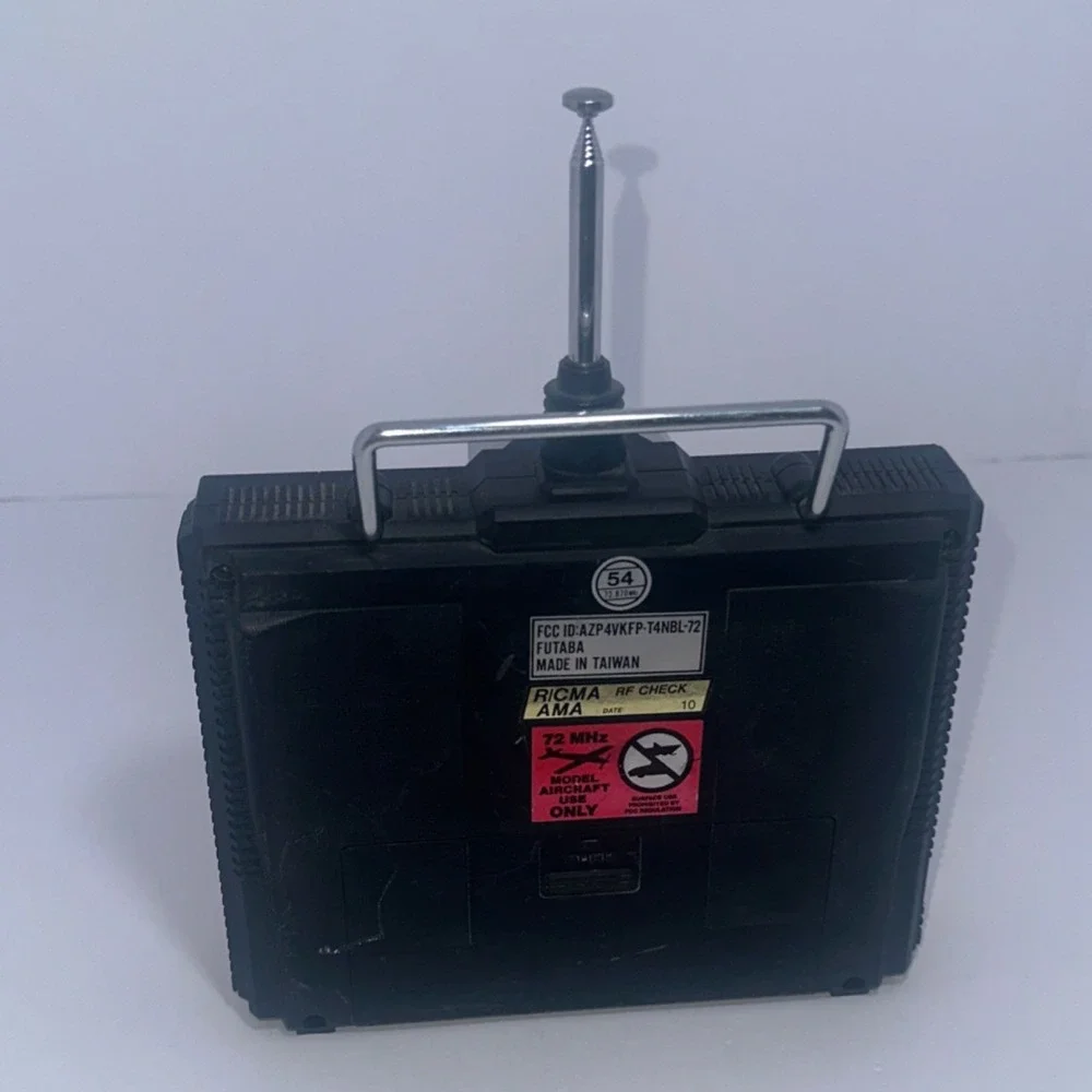 Vintage Futaba Attack-4 Transmitter FP-T4NBL Channel 54 72.870 MHz Airplane Only
